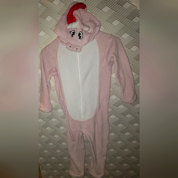 Girls Unicorn Onsie - Picture 1 of 3